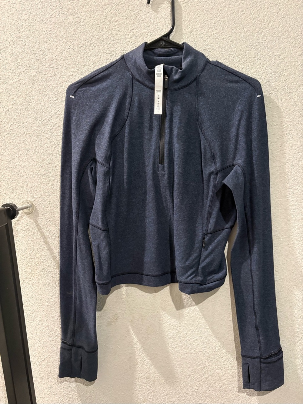 lululemon athletica Navy Half-Zip Long-Sleeve Pullover